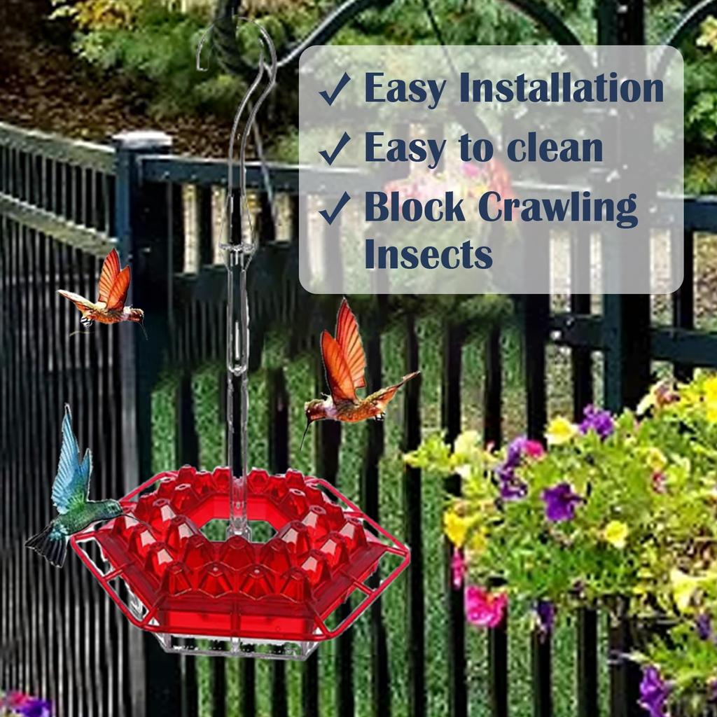 Hummingbird Feeder,Hummingbird Feeders for Outdoors,Outdoor Hanging Yard Garden Decoration(1PCS)