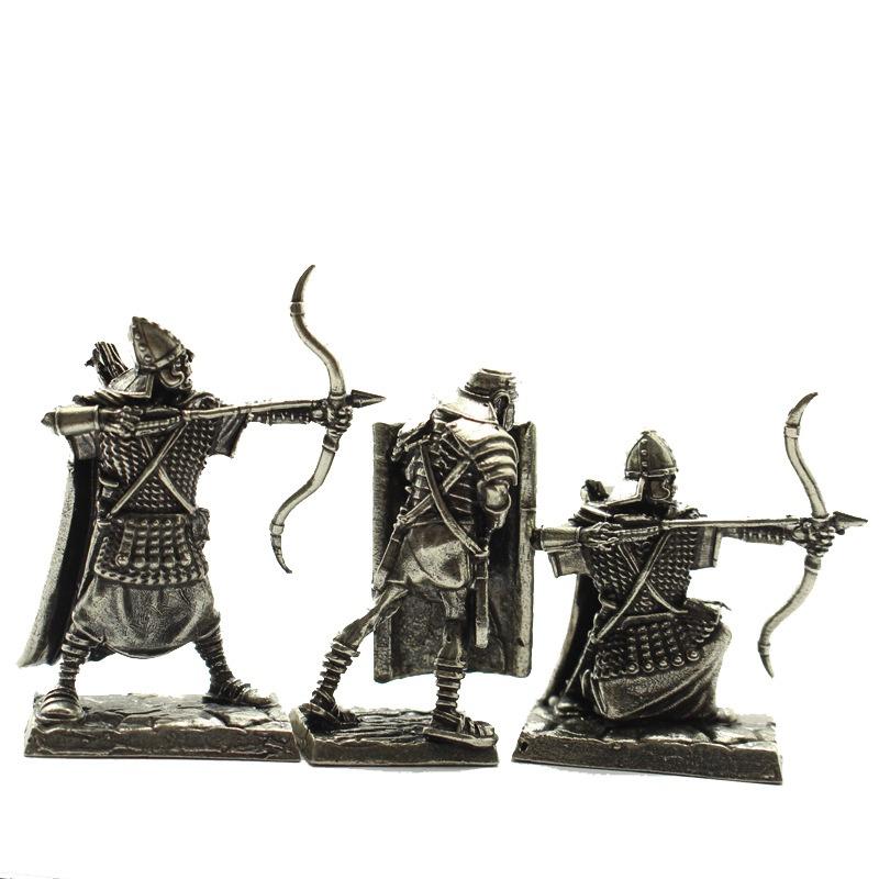 Ornamente Metal Cupru De Birou Figurină Model Soldat Legiune Romană Arcaș Decorațiuni Militare Medievale