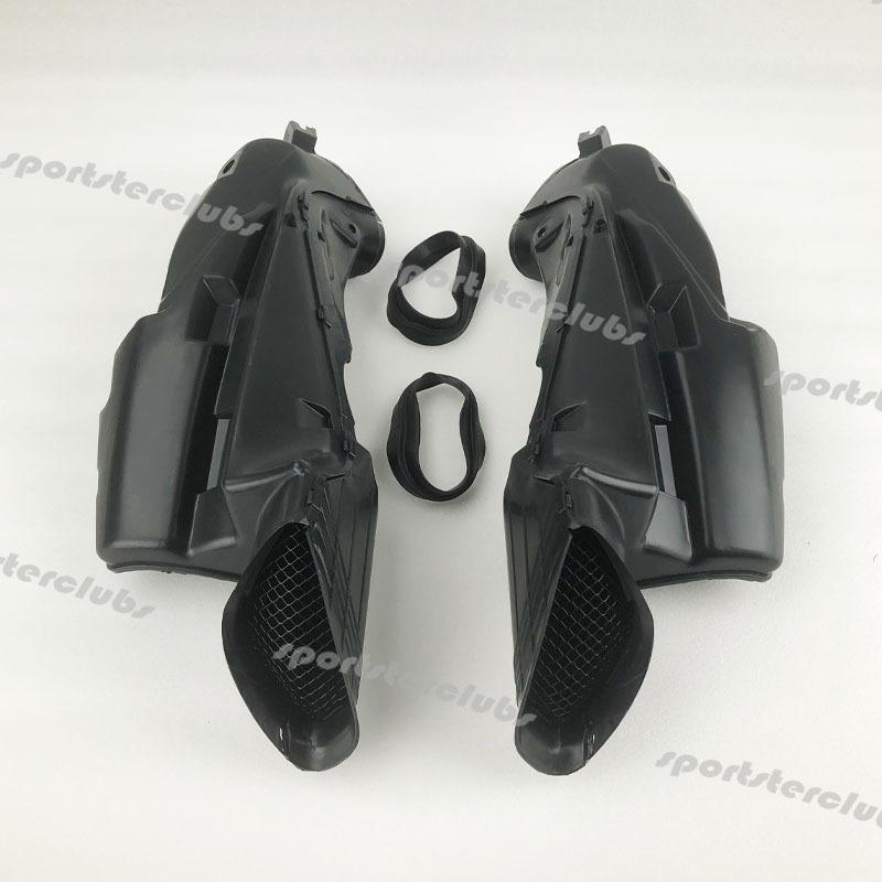 A Pair For Suzuki K6 K7 GSXR750 GSX-R 750 2006-2007 GSX-R600 GSXR600 Black Motorcycle Ram Air Intake Tube Duct Pipe