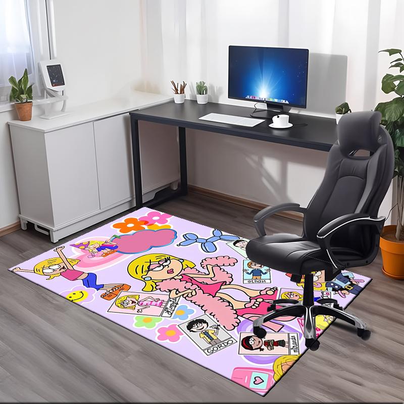 Lizzie McGuire Printed Carpet, for Office Chair Living Room Bedroom Kitchen Room Decor Gifts.