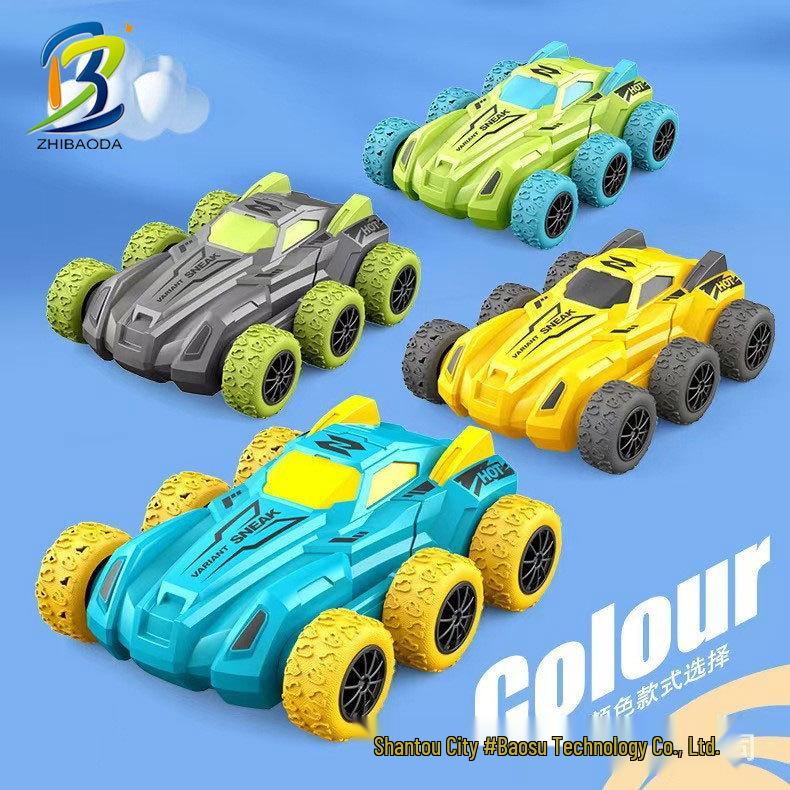 

Набор из 8 инерционных трюковых машин-вездеходов с шестью колесами для детей