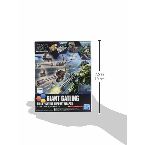 HGBC Gundam Build Fighters Try Giant Gatling 1/144 Scale Color-coded Plastic Model