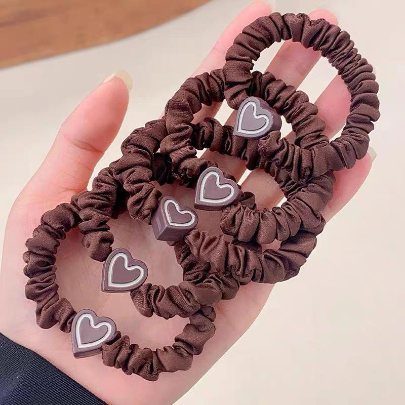 Celebrity Style High Elasticity Hair Ties - Durable Korean Fashion Accessories