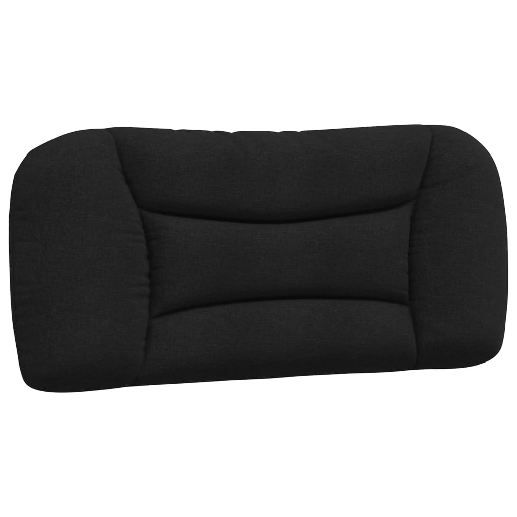 Vidaxl Poduszka Na Wezgłowie, Czarna, 80 Cm, Tkanina