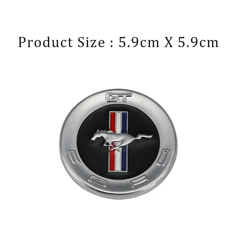 Autosticker Ford 1 stuk Auto Zijembleem Badge Stickers Kofferbak Decal voor Ford Mustang GT 350 370 500 Shelby Cobra Mondeo Focus 2 3 F-