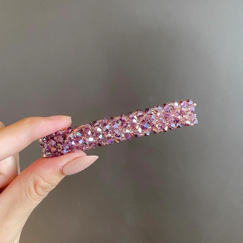 1/3pcs Korean Elegant Hairpins Grips Crystal Rhinestone Barrettes Clips for Women Girls Hair Accessories