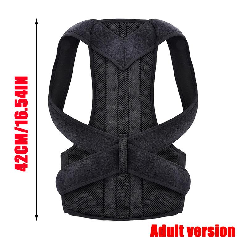 Adjustable Back Posture Corrector With Breathable Shoulder And Waist Support Straps For Children To Relieve Back Pain