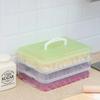 Dumpling Box Dumpling Freezing 1-3 Layer With Lid Food Grade Fresh-keeping Box Quick- Refrigerator Freezer Box