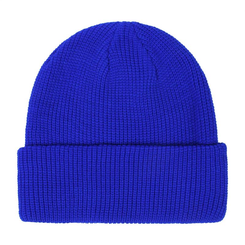 Women Autumn Winter Simple Solid Color Elastic Force Knitted All Match Chic Hat
