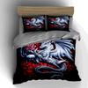 Silver Dragon Design Bedding Duvet Cover Sets Duvet Covers Pillowcases Gifts (1 * Duvet Cover 2 * Pillowcases, Without Duvet Insert)