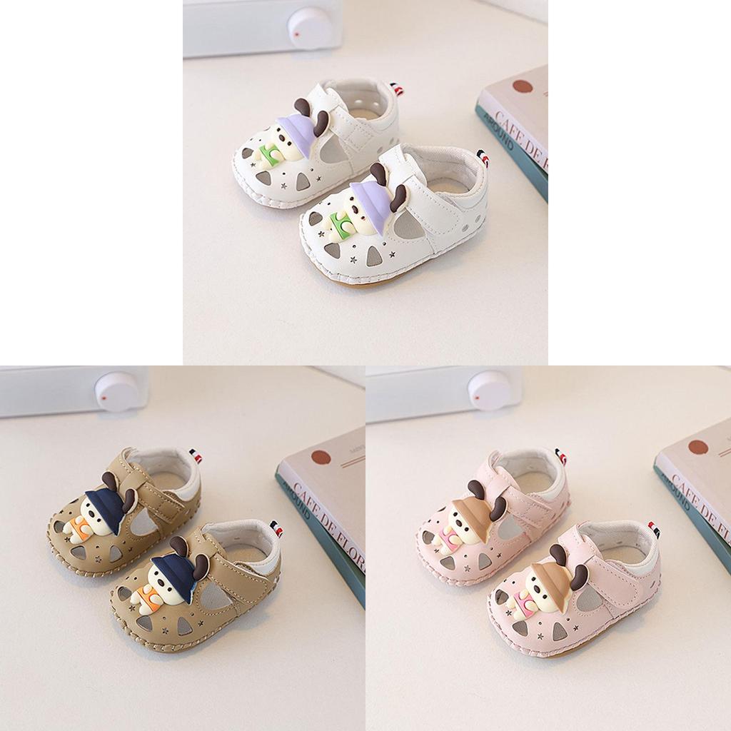 Baby Toddler Summer Shoes With Breathable Synthetic Leather And Non Slip Soles For Early Walkers
