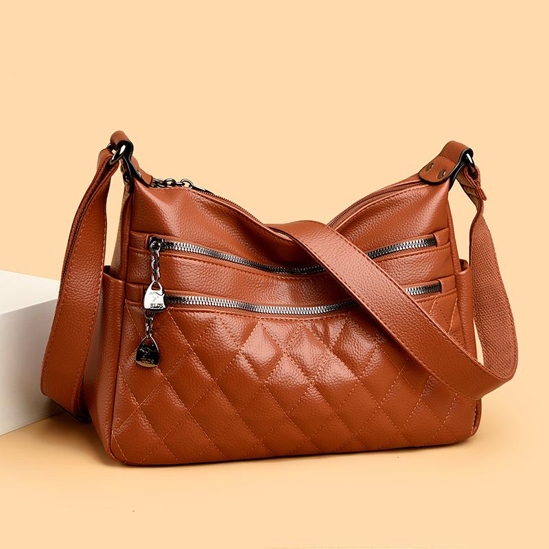 New Fashionable Women's Shoulder Bag with Diamond Pattern Quilted Crossbody Bag Suitable for Daily Use, Shopping, Commuting, Etc