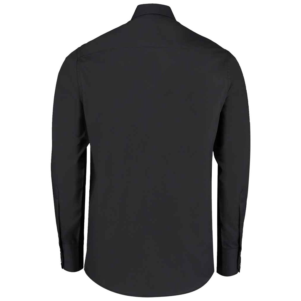 Kustom Kit Mens Poplin Tailored Long-Sleeved Shirt