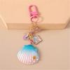 Creative Keychain Shell Car Key Rings Starfishes Key Chain Bag Charm Backpack Pendant Jewelry Accessories