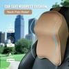 Car Seat Headrest Comfortable Seat Supports Lumbar Backrest Car Seat Pillow Headrest Cushion Pads Memory Foam Car Accessories
