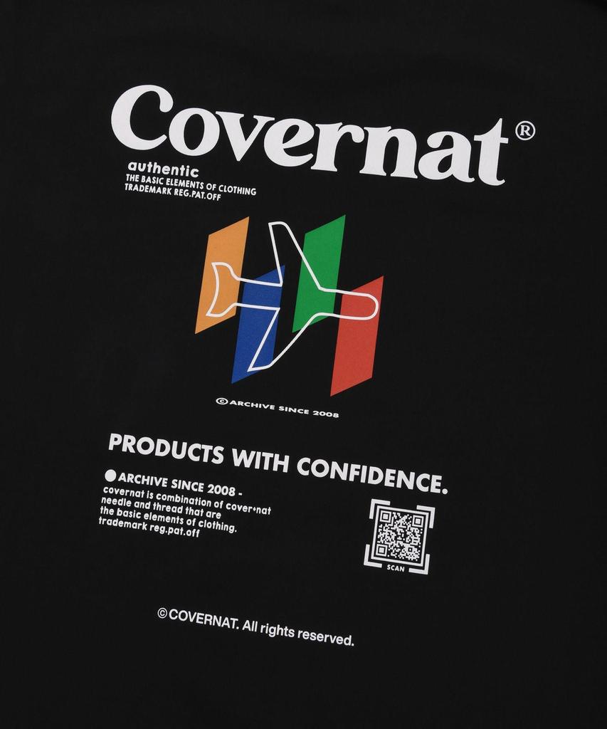 COVERNAT Travel T-Shirt Black