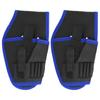 2Pcs Electric Drill Belt Pouch Portable Cordless Electrician Tool Multifunctional BagBlue Edge