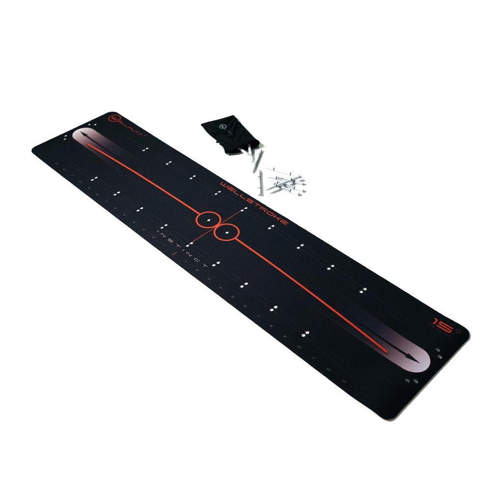 Wellstroke Instinct Father's Day Gift: Putter Corrector, Stroke Template, WELLPUTT, 15° Swing Arc, Made in France, Officially Distributed in Japan