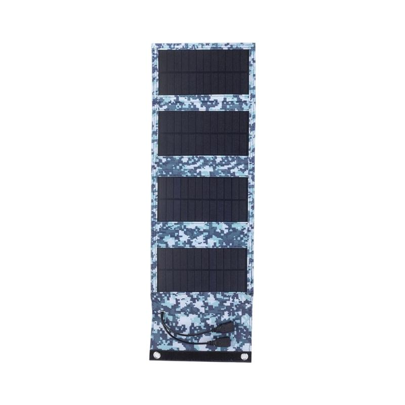 10W 5V Portable Foldable Solar Panel With Double USB Port For Outdoor Hiking Camping Cycling Waterproof Charging Device