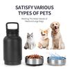 Insulated Dog Travel Water Bottle With Detachable Bowls Pup Hydrated Anywhere Travel Dog Water Bowl