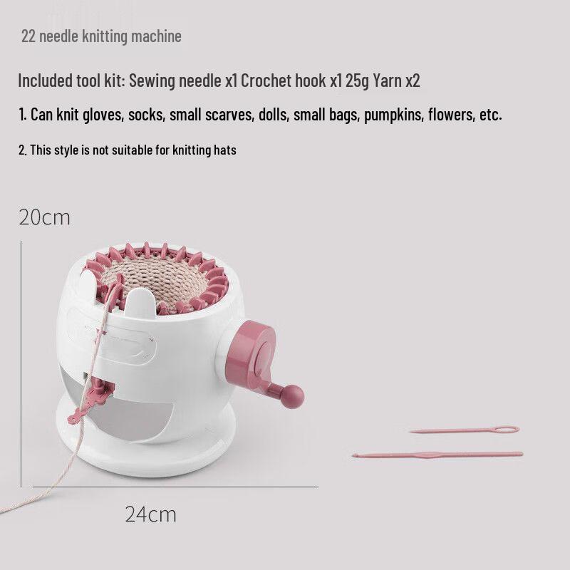 Children s DIY Hand-Crank Knitting Machine