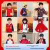 Kids' 2026 New Year Winter Coat: Boys' Thick Warm Jacket & Girls' Fleece Down Cotton Outerwear, Red