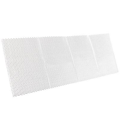 Silver Rhombus Air Inlet Grille Net Mesh Vent 40"x13" Universal Car SUV Body Kit