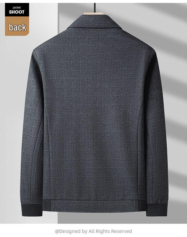 Men's Casual Spring & Autumn Jacket for Middle-Aged and Elderly Dads