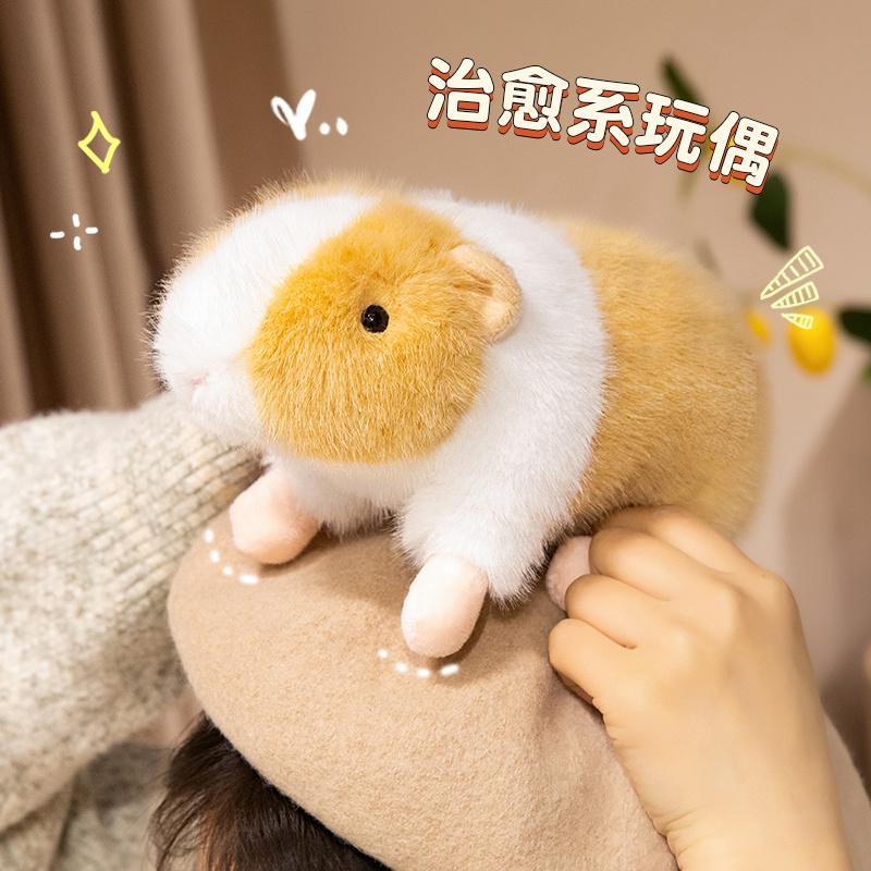 1520Cm Kawaii Guinea Pig Doll Stuffed Cartoon Animal Grey Black Brown White Plushie Small Birthday Gift