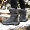 Fashion New Ankle Boots Men's Snow Boots Winter Warm Lace Up Men's Casul Shoes Wool Plush Winter Boots Outdoor Work boots Zapatos Hombre