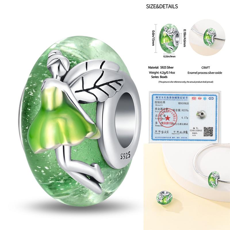 100% Kupfer Perle Elf Blume Fee Zirkon Anhänger Passen Original Armband Anhänger Charms Für Schmuckherstellung