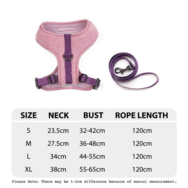 Durable Lattice Pet Harness Leash Set for Dogs 120cm Walking Exercise Vest Strap Traction Anti Lost Small Medium Dog Accessories