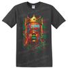 Crowned Blindfolded Face Graffiti Art T Shirt Urban Streetwear Graphic Art Tee