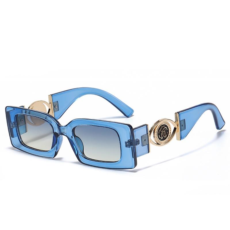 Small Rectangle Sunglasses Men Women Square Sun Glasses Luxury  Travel Shades Vintage Retro Uv400  Femme