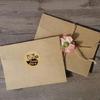 2.5cm Round Thank You Sticker 500Pcs Per Roll Adhesive Paper Labels For Holiday Greeting Card and Event Gift Packaging