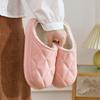 Cotton slippers step on shit feeling plush plush home winter indoor winter women home warm couple autumn slippers men