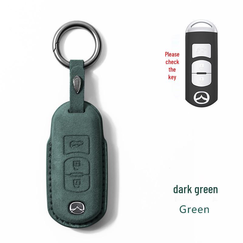 Suede Key Case for Mazda 3, CX-4/5, Atenza, CX-30