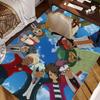 Inazuma Eleven Hallway Carpet Washable Non-Slip Living Room Sofa Chairs Area Mat Kitchen Doormat Area Rug
