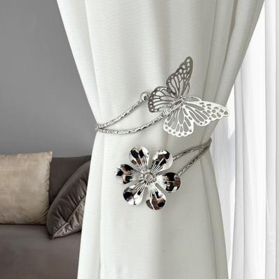 Wunderschöne Schmetterlings-Vorhanghalter-Clips Exquisite Metall-Vorhangschnalle Leichte Luxus-Vorhangschnallenhalter Heimdekoration