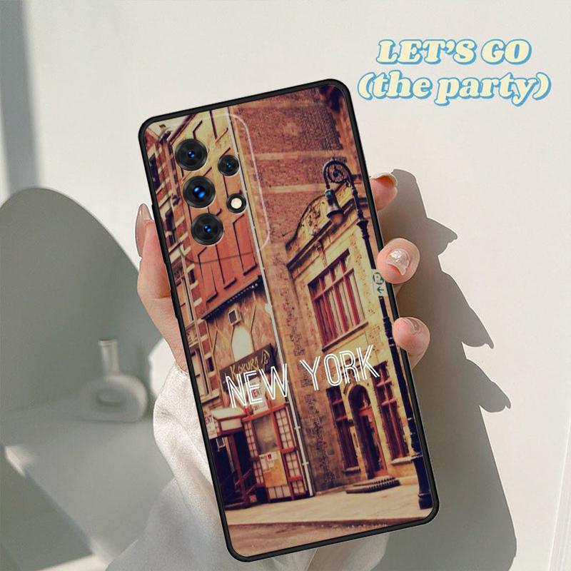 New York City phone case For Samsung Galaxy A42 A31 A40 A51 A71 A32 A80 A91 A52 A72 A73 A20e A21S A50 A70 A11 A12 Cover