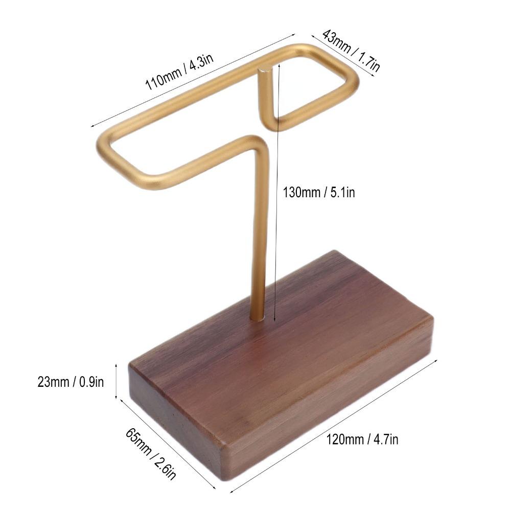 Walnut Coffee Filter Storage Holder Holds 60 Filters Filter Paper Stand Home Organization