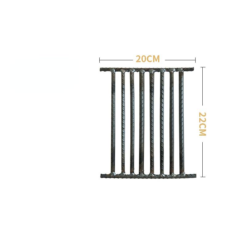 1PC Cast iron square grill grate furnace bottom grate for iron furnace stove Temperature resistant boiler grate fittings