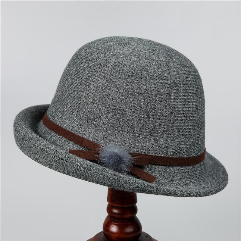 Hat female autumn winter bucket hat basin hat casual basin hat