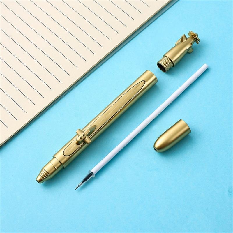 10Pcs Submarine Shaped Gel Pen, 0.5MM Needle Tip, Quick Drying, Write Smoothly for Student Adult Noting Journaling