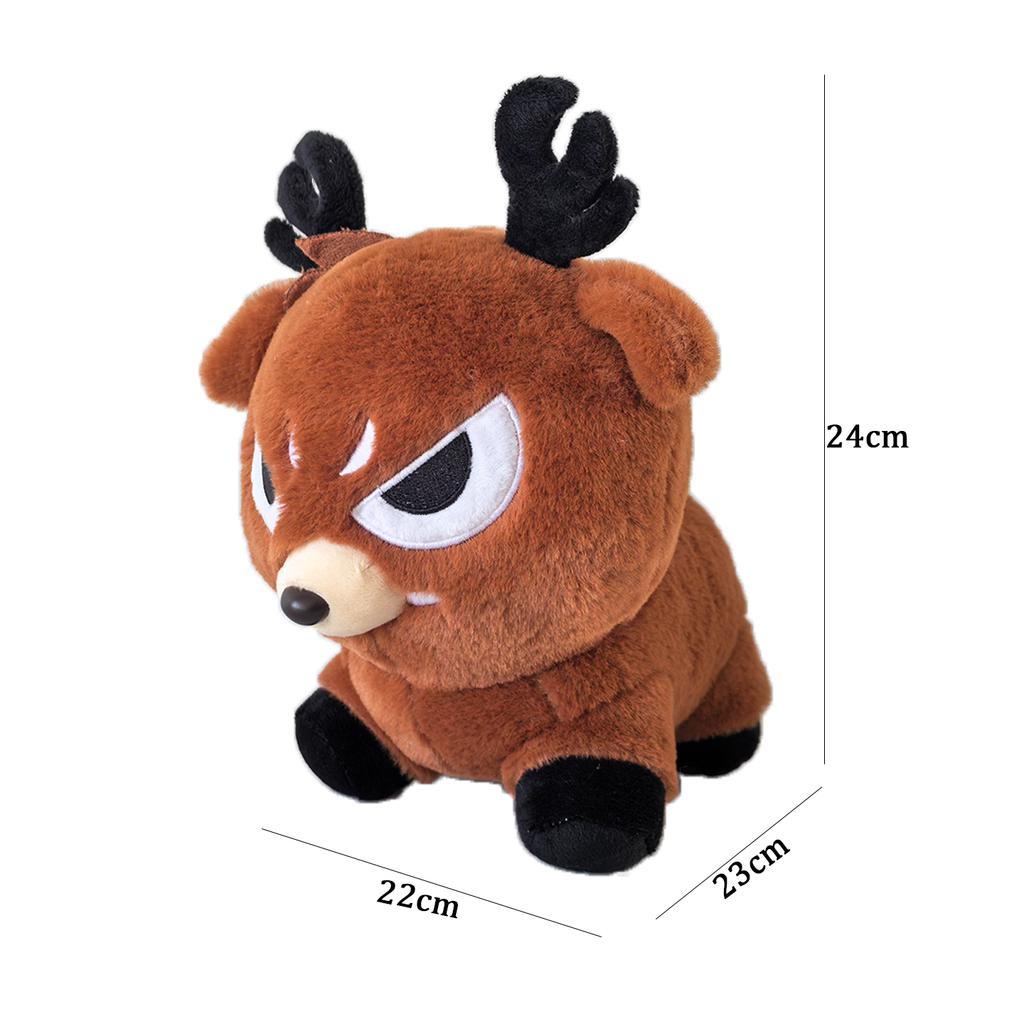 YanQing 99 Nights In The Forest Plush Toys Cartoon Rabbit with Bowknot Stuffed Doll Deer Owl Plushies Pillow Birthday Gifts