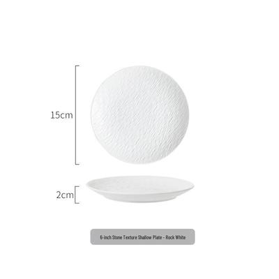 European Style 6-inch Ceramic Dessert Plate