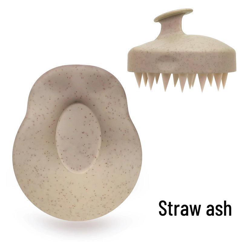 Wheat Straw Morandi Silicone Scalp Massage Brush