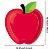 10PCS/Set Paper Plates Family Gatherings Party Supplies Funny Disposable Plates Portable Apple Shape Cute 16x18cm