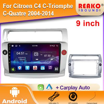 Android Car Radio For Citroen C4 C-Triomphe C-Quatre 2004-2014 Multimedia Video Player Navigation GPS Carplay Autoradio