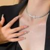 2024 Vintage Double-Layer Pearl Necklace with Heart Pendant